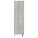 vidaXL szürke sonoma szerelt fa magasszekrény 69,5 x 31 x 115 cm