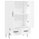vidaXL fehér szerelt fa magasszekrény 69,5 x 31 x 115 cm