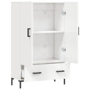 vidaXL magasfényű fehér szerelt fa magasszekrény 69,5 x 31 x 115 cm