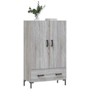 vidaXL szürke sonoma szerelt fa magasszekrény 69,5 x 31 x 115 cm