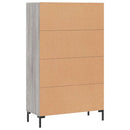 vidaXL szürke sonoma szerelt fa magasszekrény 69,5 x 31 x 115 cm