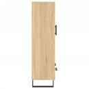 vidaXL sonoma tölgy színű szerelt fa magasszekrény 69,5 x 31 x 115 cm