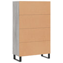 vidaXL szürke sonoma szerelt fa magasszekrény 69,5 x 31 x 115 cm
