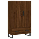 vidaXL barna tölgyszínű szerelt fa magasszekrény 69,5 x 31 x 115 cm