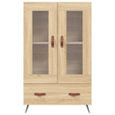 vidaXL sonoma tölgy színű szerelt fa magasszekrény 69,5 x 31 x 115 cm