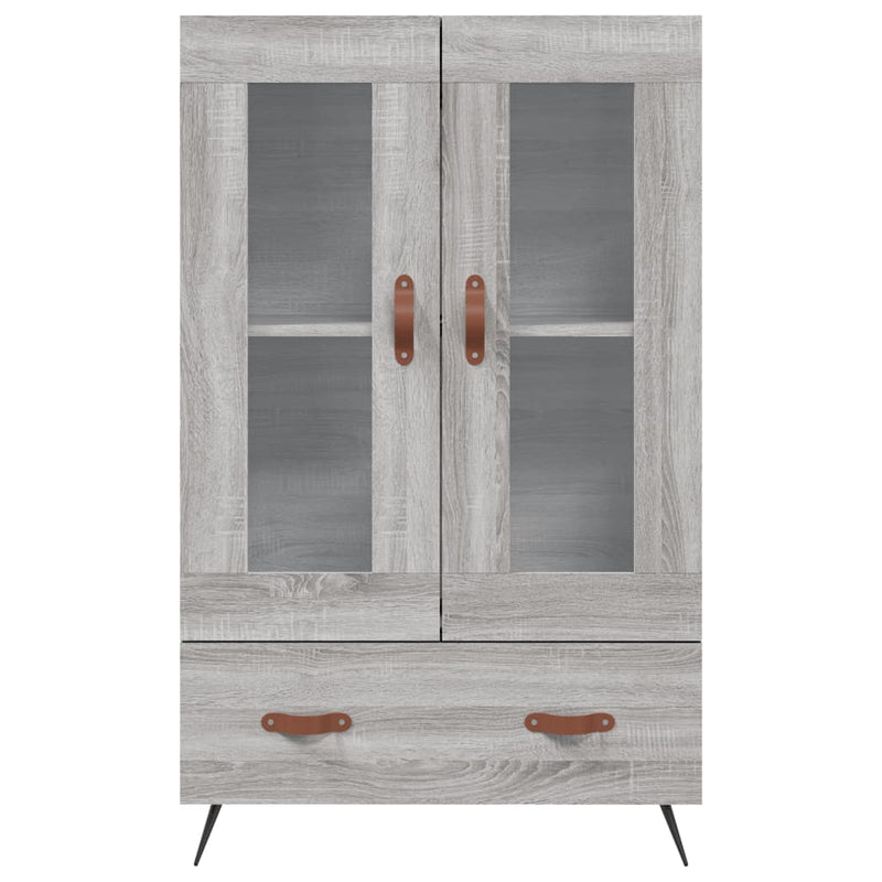 vidaXL szürke sonoma szerelt fa magasszekrény 69,5 x 31 x 115 cm