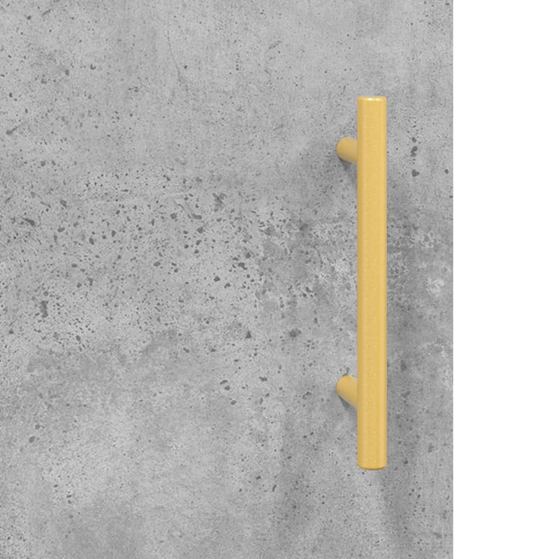 vidaXL betonszürke szerelt fa magasszekrény 69,5 x 31 x 115 cm