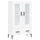 vidaXL fehér szerelt fa magasszekrény 69,5 x 31 x 115 cm