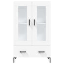 vidaXL fehér szerelt fa magasszekrény 69,5 x 31 x 115 cm