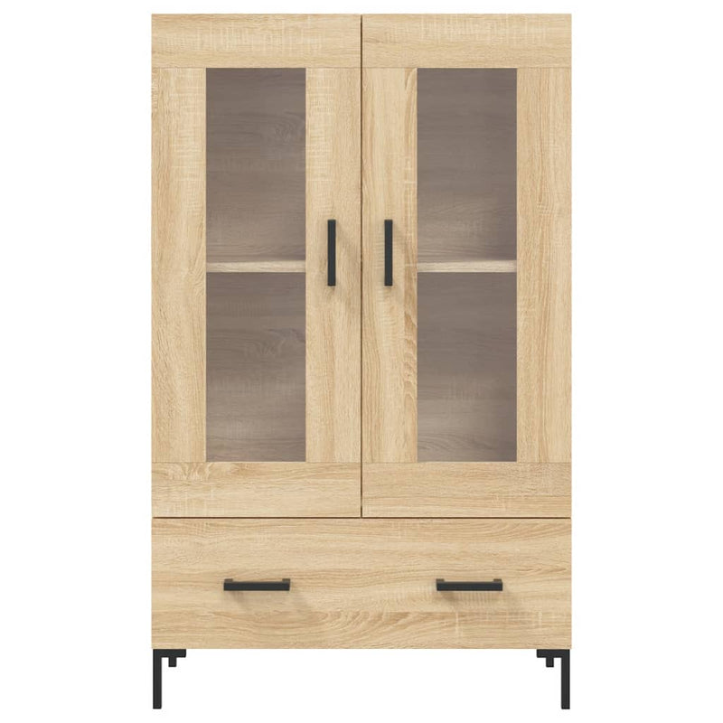 vidaXL sonoma tölgy színű szerelt fa magasszekrény 69,5 x 31 x 115 cm