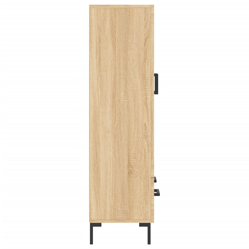 vidaXL sonoma tölgy színű szerelt fa magasszekrény 69,5 x 31 x 115 cm