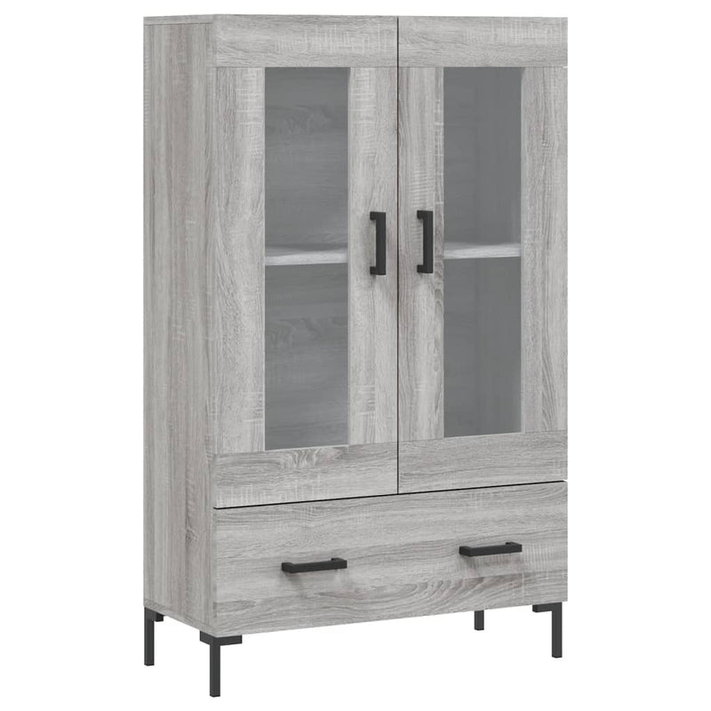 vidaXL szürke sonoma szerelt fa magasszekrény 69,5 x 31 x 115 cm