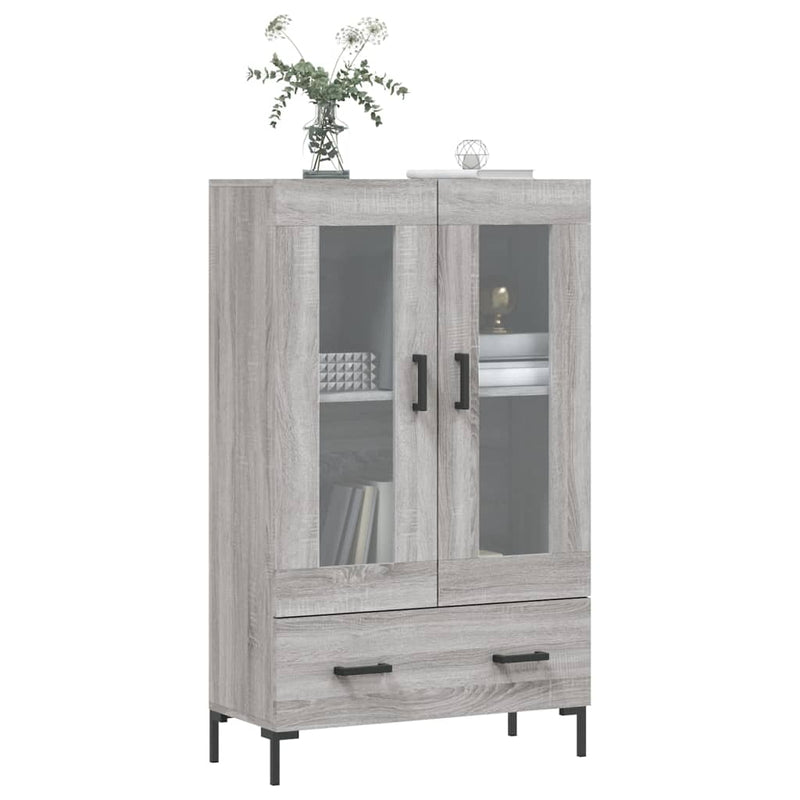 vidaXL szürke sonoma szerelt fa magasszekrény 69,5 x 31 x 115 cm