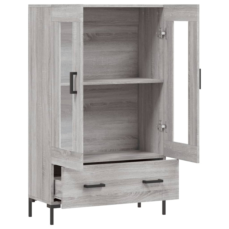 vidaXL szürke sonoma szerelt fa magasszekrény 69,5 x 31 x 115 cm