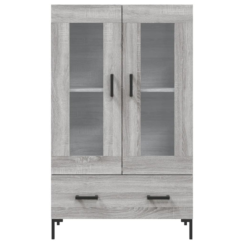 vidaXL szürke sonoma szerelt fa magasszekrény 69,5 x 31 x 115 cm