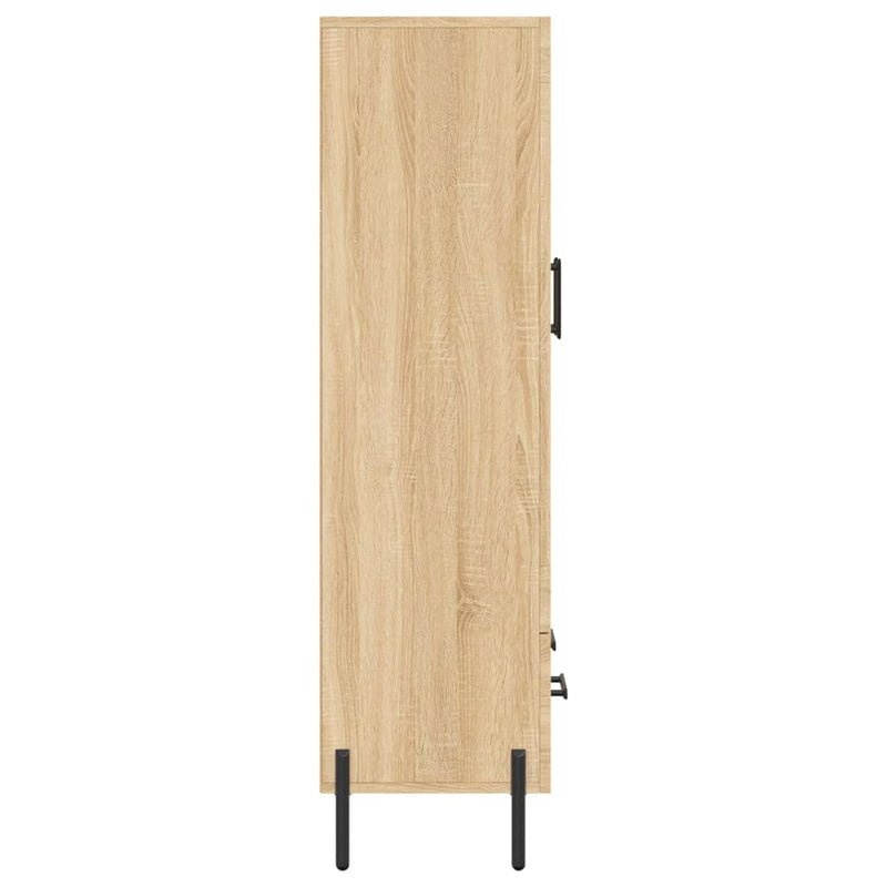 vidaXL sonoma tölgy színű szerelt fa magasszekrény 69,5 x 31 x 115 cm