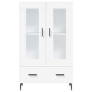 vidaXL fehér szerelt fa magasszekrény 69,5 x 31 x 115 cm