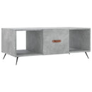 vidaXL betonszürke szerelt fa dohányzóasztal 102 x 50 x 40 cm