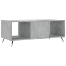 vidaXL betonszürke szerelt fa dohányzóasztal 102 x 50 x 40 cm