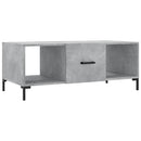 vidaXL betonszürke szerelt fa dohányzóasztal 102 x 50 x 40 cm