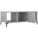 vidaXL betonszürke szerelt fa dohányzóasztal 102 x 50 x 40 cm