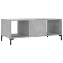 vidaXL betonszürke szerelt fa dohányzóasztal 102 x 50 x 40 cm