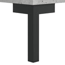 vidaXL betonszürke szerelt fa dohányzóasztal 102 x 50 x 40 cm