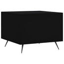 vidaXL 2 db fekete szerelt fa dohányzóasztal 50 x 50 x 40 cm