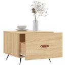 vidaXL 2 db sonoma tölgy szerelt fa dohányzóasztal 50 x 50 x 40 cm