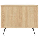 vidaXL 2 db sonoma tölgy szerelt fa dohányzóasztal 50 x 50 x 40 cm