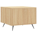 vidaXL 2 db sonoma tölgy szerelt fa dohányzóasztal 50 x 50 x 40 cm