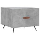 vidaXL 2 db betonszürke szerelt fa dohányzóasztal 50 x 50 x 40 cm