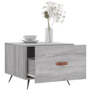 vidaXL 2 db szürke sonoma szerelt fa dohányzóasztal 50 x 50 x 40 cm