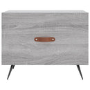 vidaXL 2 db szürke sonoma szerelt fa dohányzóasztal 50 x 50 x 40 cm