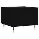 vidaXL 2 db fekete szerelt fa dohányzóasztal 50 x 50 x 40 cm