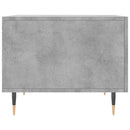 vidaXL betonszürke szerelt fa dohányzóasztal 50 x 50 x 40 cm