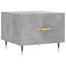 vidaXL 2 db betonszürke szerelt fa dohányzóasztal 50 x 50 x 40 cm