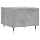vidaXL 2 db betonszürke szerelt fa dohányzóasztal 50 x 50 x 40 cm