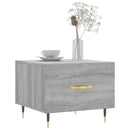 vidaXL 2 db szürke sonoma szerelt fa dohányzóasztal 50 x 50 x 40 cm