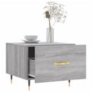 vidaXL 2 db szürke sonoma szerelt fa dohányzóasztal 50 x 50 x 40 cm