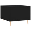 vidaXL 2 db fekete szerelt fa dohányzóasztal 50 x 50 x 40 cm