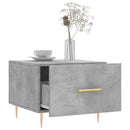 vidaXL 2 db betonszürke szerelt fa dohányzóasztal 50 x 50 x 40 cm