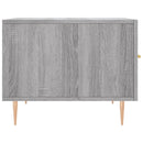 vidaXL szürke sonoma színű szerelt fa dohányzóasztal 50x50x40 cm