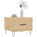 vidaXL 2 db sonoma tölgy szerelt fa dohányzóasztal 50 x 50 x 40 cm