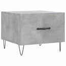 vidaXL 2 db betonszürke szerelt fa dohányzóasztal 50 x 50 x 40 cm