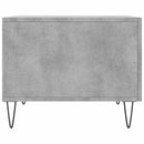 vidaXL 2 db betonszürke szerelt fa dohányzóasztal 50 x 50 x 40 cm