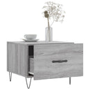 vidaXL 2 db szürke sonoma szerelt fa dohányzóasztal 50 x 50 x 40 cm