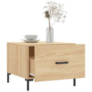vidaXL 2 db sonoma tölgy szerelt fa dohányzóasztal 50 x 50 x 40 cm