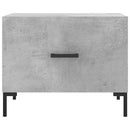 vidaXL betonszürke szerelt fa dohányzóasztal 50 x 50 x 40 cm