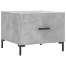 vidaXL 2 db betonszürke szerelt fa dohányzóasztal 50 x 50 x 40 cm